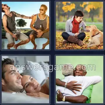 4 Bilder 1 Wort 6 Buchstaben FREUND