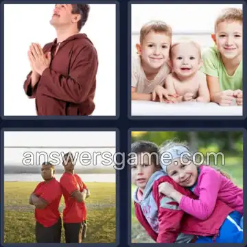 4 Bilder 1 Wort 6 Buchstaben BRUDER