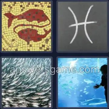 4 Bilder 1 Wort 6 Buchstaben FISCHE