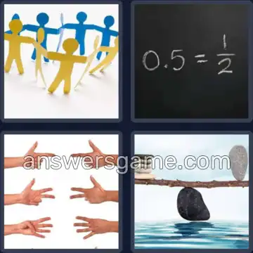 4 Bilder 1 Wort 6 Buchstaben GLEICH