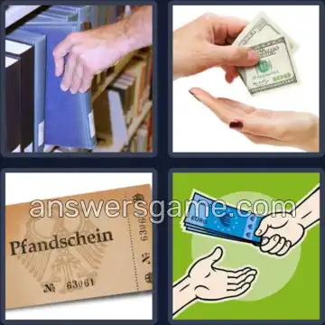 4 Bilder 1 Wort 6 Buchstaben LEIHEN