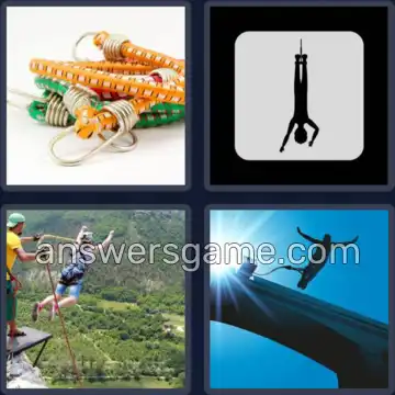 4 Bilder 1 Wort 6 Buchstaben BUNGEE