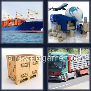 4 Bilder 1 Wort 6 Buchstaben FRACHT