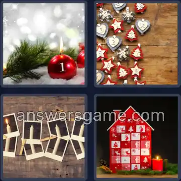 4 Bilder 1 Wort 6 Buchstaben ADVENT