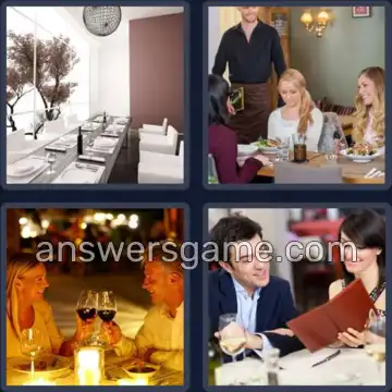 4 Bilder 1 Wort 6 Buchstaben DINNER