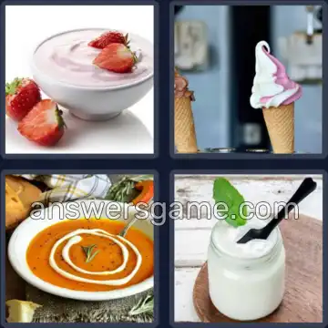 4 Bilder 1 Wort 6 Buchstaben CREMIG