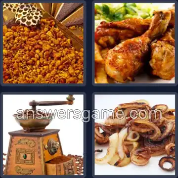 4 Bilder 1 Wort 6 Buchstaben RÖSTEN