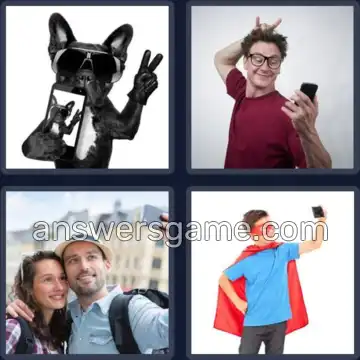 4 Bilder 1 Wort 6 Buchstaben SELFIE
