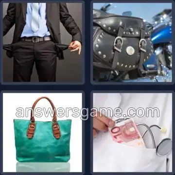 4 Bilder 1 Wort 6 Buchstaben TASCHE