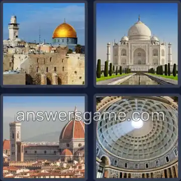 4 Bilder 1 Wort 6 Buchstaben KUPPEL