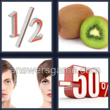 4 Bilder 1 Wort 6 Buchstaben HÄLFTE