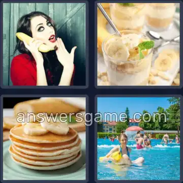 4 Bilder 1 Wort 6 Buchstaben BANANE