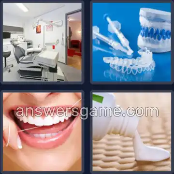 4 Bilder 1 Wort 6 Buchstaben DENTAL