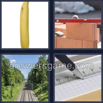 4 Bilder 1 Wort 6 Buchstaben GERADE