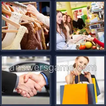 4 Bilder 1 Wort 6 Buchstaben KAUFEN