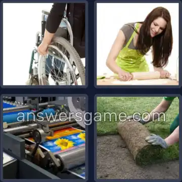 4 Bilder 1 Wort 6 Buchstaben ROLLEN