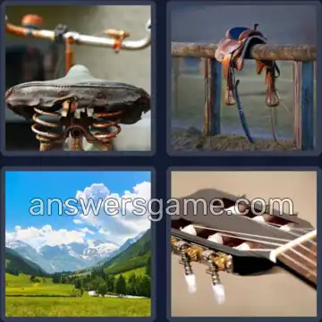 4 Bilder 1 Wort 6 Buchstaben SATTEL