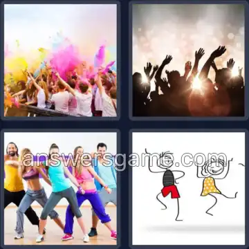 4 Bilder 1 Wort 6 Buchstaben TANZEN