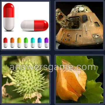 4 Bilder 1 Wort 6 Buchstaben KAPSEL