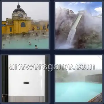 4 Bilder 1 Wort 6 Buchstaben THERME