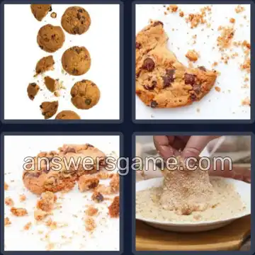 4 Bilder 1 Wort 6 Buchstaben KRÜMEL