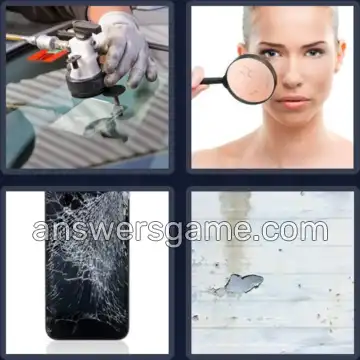 4 Bilder 1 Wort 6 Buchstaben DEFEKT