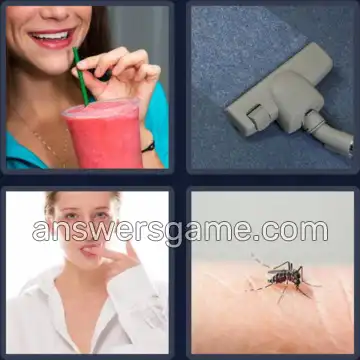 4 Bilder 1 Wort 6 Buchstaben SAUGEN