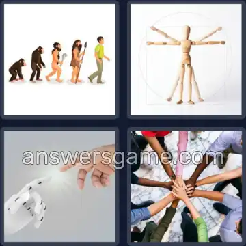 4 Bilder 1 Wort 6 Buchstaben MENSCH