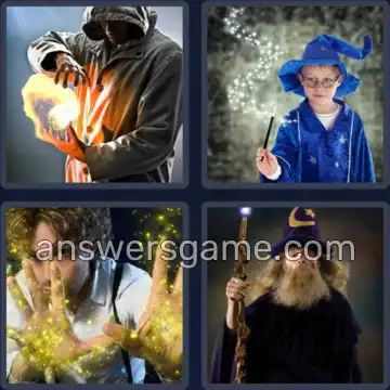 4 Bilder 1 Wort 6 Buchstaben MAGIER