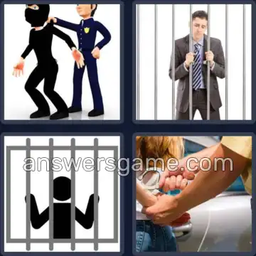 4 Bilder 1 Wort 6 Buchstaben ARREST