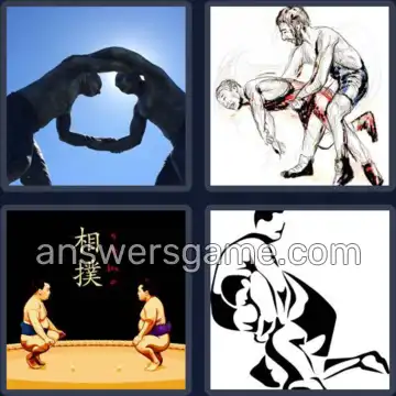 4 Bilder 1 Wort 6 Buchstaben RINGEN