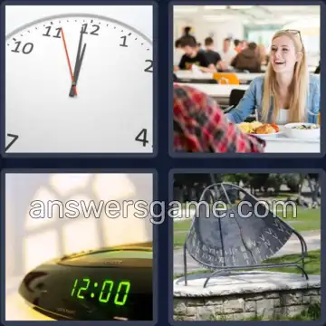 4 Bilder 1 Wort 6 Buchstaben MITTAG