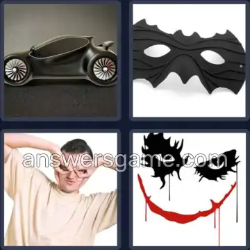 4 Bilder 1 Wort 6 Buchstaben BATMAN