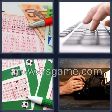 4 Bilder 1 Wort 6 Buchstaben TIPPEN