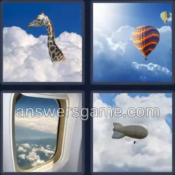 4 Bilder 1 Wort 6 Buchstaben WOLKEN