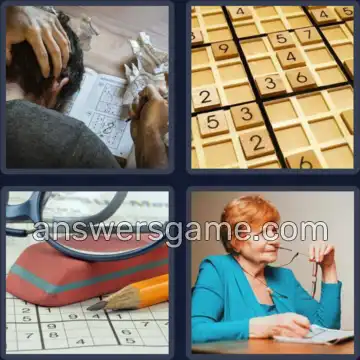 4 Bilder 1 Wort 6 Buchstaben SUDOKU