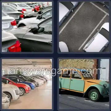 4 Bilder 1 Wort 6 Buchstaben PARKEN