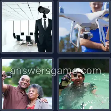 4 Bilder 1 Wort 6 Buchstaben KAMERA