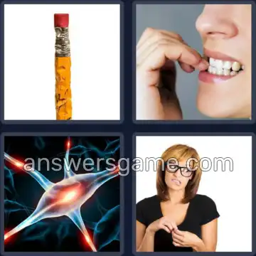 4 Bilder 1 Wort 6 Buchstaben NERVÖS