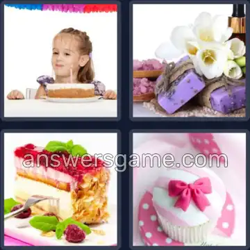 4 Bilder 1 Wort 6 Buchstaben KUCHEN