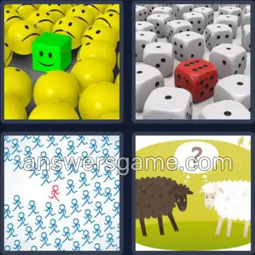 4 Bilder 1 Wort 6 Buchstaben ANDERS