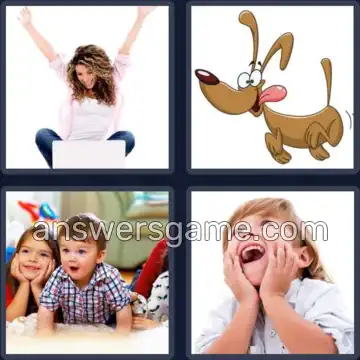 4 Bilder 1 Wort 6 Buchstaben FREUEN