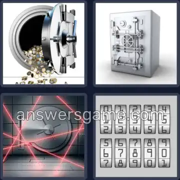 4 Bilder 1 Wort 6 Buchstaben TRESOR