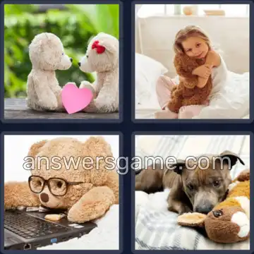 4 Bilder 1 Wort 6 Buchstaben PLÜSCH