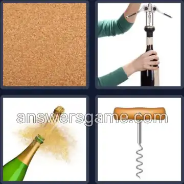 4 Bilder 1 Wort 6 Buchstaben KORKEN
