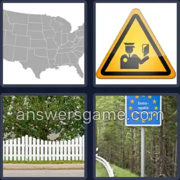 4 Bilder 1 Wort 6 Buchstaben GRENZE