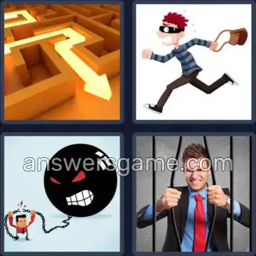 4 Bilder 1 Wort 6 Buchstaben FLUCHT