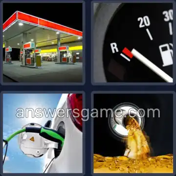 4 Bilder 1 Wort 6 Buchstaben TANKEN