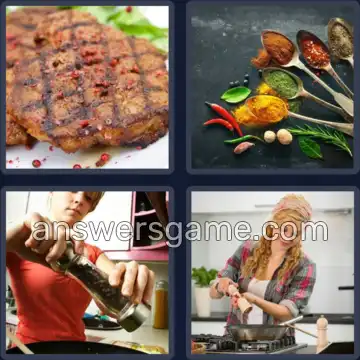 4 Bilder 1 Wort 6 Buchstaben WÜRZEN