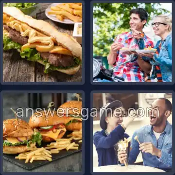 4 Bilder 1 Wort 6 Buchstaben POMMES